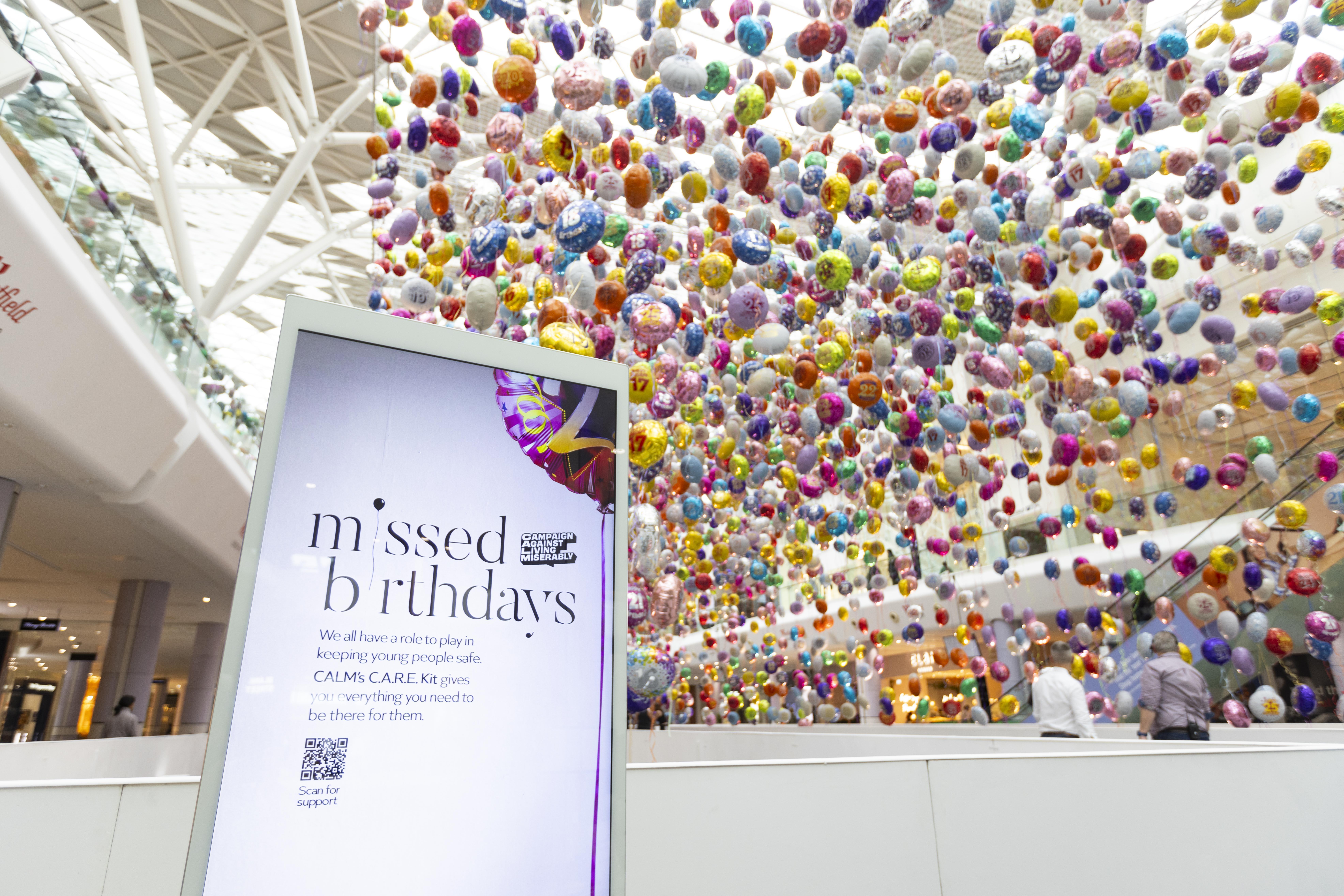 Creative Charity GOLDHopeGlory, CALM Missed Birthdays