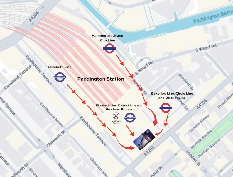 Paddington Station Entrance