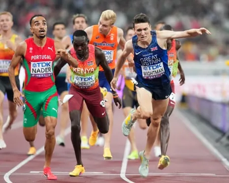 Britain's Wightman Denied Gold as Portugal's Isaac Nader Claims Stunning 1500m Title